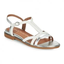 Chaussures Femme Sandales et Nu-pieds Karston SOBIA Blanc / Argent