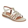 Chaussures Femme Sandales et Nu-pieds Karston SOLENS Beige / Blanc