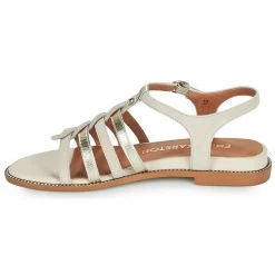 Chaussures Femme Sandales et Nu-pieds Karston SOLENS Beige / Blanc -Sandales Soldes Boutique 21667785 500 D