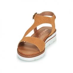 Chaussures Femme Sandales et Nu-pieds Karston KINO Camel -Sandales Soldes Boutique 21667786 500 C