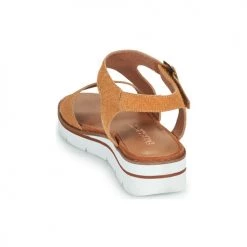 Chaussures Femme Sandales et Nu-pieds Karston KINO Camel -Sandales Soldes Boutique 21667786 500 E