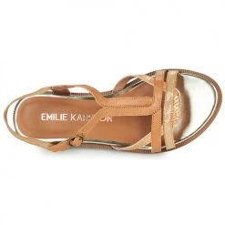 Chaussures Femme Sandales et Nu-pieds Karston SOBIA Camel / Doré -Sandales Soldes Boutique 21667788 500 F
