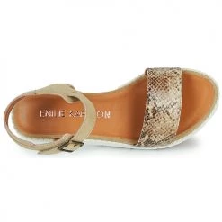 Chaussures Femme Sandales et Nu-pieds Karston KIKIN Beige -Sandales Soldes Boutique 21667796 500 F
