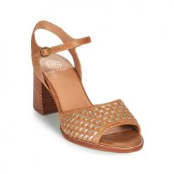 Chaussures Femme Sandales et Nu-pieds Karston LIDYE Camel / Doré