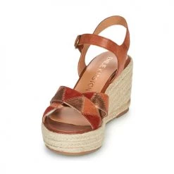 Chaussures Femme Sandales et Nu-pieds Karston LATANA Camel / Bordeaux -Sandales Soldes Boutique 21667801 500 C