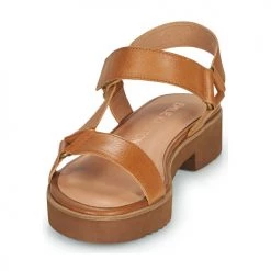 Chaussures Femme Sandales et Nu-pieds Karston KRISTAL Camel -Sandales Soldes Boutique 21667804 500 C
