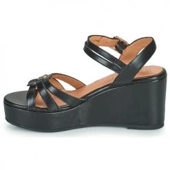 Chaussures Femme Sandales et Nu-pieds Karston LANA Noir -Sandales Soldes Boutique 21667806 500 D