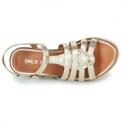 Chaussures Femme Sandales et Nu-pieds Karston KRAZY Doré -Sandales Soldes Boutique 21667807 500 F