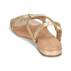 Chaussures Femme Sandales et Nu-pieds Minelli GWENDOLINE Doré -Sandales Soldes Boutique 21669673 500 E