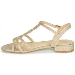 Chaussures Femme Sandales et Nu-pieds Minelli JUDITH Doré -Sandales Soldes Boutique 21669677 500 D