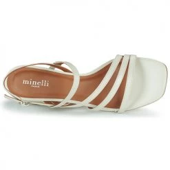 Chaussures Femme Sandales et Nu-pieds Minelli NICOLETTE Beige -Sandales Soldes Boutique 21669678 500 F