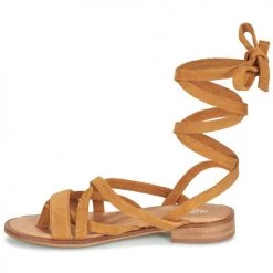Chaussures Femme Sandales et Nu-pieds Minelli IRENE Marron -Sandales Soldes Boutique 21669681 500 D