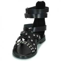 Chaussures Femme Sandales et Nu-pieds Minelli OMBELINE Noir -Sandales Soldes Boutique 21669684 500 C
