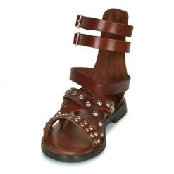 Chaussures Femme Sandales et Nu-pieds Minelli OMBELINE Marron -Sandales Soldes Boutique 21669685 500 C