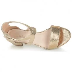 Chaussures Femme Sandales et Nu-pieds Minelli HONORINE Platine -Sandales Soldes Boutique 21669697 500 F