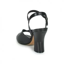 Chaussures Femme Sandales et Nu-pieds Minelli PAULINE Noir -Sandales Soldes Boutique 21669710 500 E