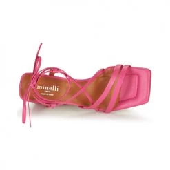 Chaussures Femme Sandales et Nu-pieds Minelli ROSALIE Rose -Sandales Soldes Boutique 21669712 500 F