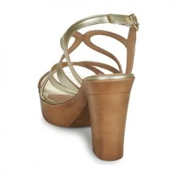 Chaussures Femme Sandales et Nu-pieds Otess Doré -Sandales Soldes Boutique 21669737 500 E