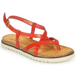 Chaussures Femme Sandales et Nu-pieds YOKONO PALMA Rouge