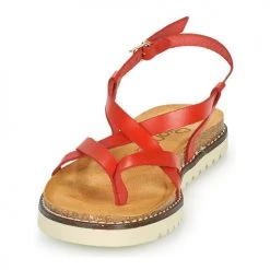 Chaussures Femme Sandales et Nu-pieds YOKONO PALMA Rouge -Sandales Soldes Boutique 21670105 500 C
