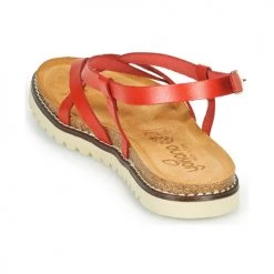 Chaussures Femme Sandales et Nu-pieds YOKONO PALMA Rouge -Sandales Soldes Boutique 21670105 500 E