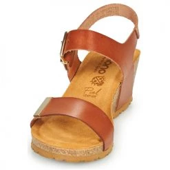 Chaussures Femme Sandales et Nu-pieds YOKONO CADIZ Marron -Sandales Soldes Boutique 21670107 500 C