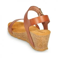 Chaussures Femme Sandales et Nu-pieds YOKONO CADIZ Marron -Sandales Soldes Boutique 21670107 500 E