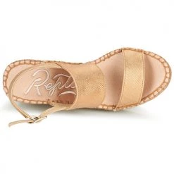 Chaussures Femme Sandales et Nu-pieds Replay SUSAN Doré -Sandales Soldes Boutique 21754770 500 F