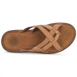 Chaussures Femme Sandales et Nu-pieds UGG UGG AUSTRALIA LANNI Caramel -Sandales Soldes Boutique 219298 500 F