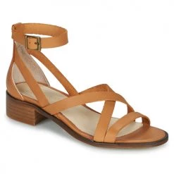 Chaussures Femme Sandales et Nu-pieds Casual Attitude COUTIL Camel