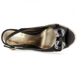 Chaussures Femme Sandales et Nu-pieds Bourne VERITY Black -Sandales Soldes Boutique 224204 500 F