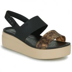 Chaussures Femme Sandales et Nu-pieds Crocs CROCS BROOKLYN TORT LOWWDGEW Noir / Multi