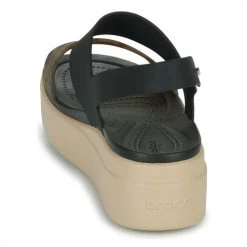 Chaussures Femme Sandales et Nu-pieds Crocs CROCS BROOKLYN TORT LOWWDGEW Noir / Multi -Sandales Soldes Boutique 22802715 500 E