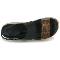 Chaussures Femme Sandales et Nu-pieds Crocs CROCS BROOKLYN TORT LOWWDGEW Noir / Multi -Sandales Soldes Boutique 22802715 500 F