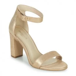 Sandales Soldes Boutique 52 Chaussures Femme Sandales et Nu-pieds Minelli BENIGNE Doré