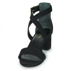 Chaussures Femme Sandales et Nu-pieds Minelli LEILA Noir -Sandales Soldes Boutique 22879142 500 C