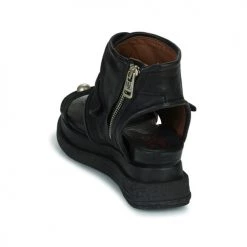 Chaussures Femme Sandales et Nu-pieds Airstep / A.S.98 LAGOS 2.0 Noir -Sandales Soldes Boutique 22927630 500 E