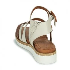 Chaussures Femme Sandales et Nu-pieds Tamaris Blanc -Sandales Soldes Boutique 22941006 500 E
