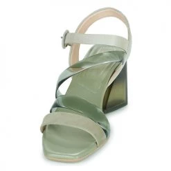Chaussures Femme Sandales et Nu-pieds Hispanitas Vert -Sandales Soldes Boutique 22968116 500 C