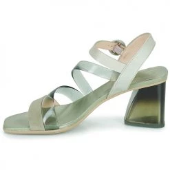 Chaussures Femme Sandales et Nu-pieds Hispanitas Vert -Sandales Soldes Boutique 22968116 500 D