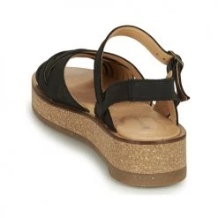 Chaussures Femme Sandales et Nu-pieds El Naturalista Noir -Sandales Soldes Boutique 22974001 500 E