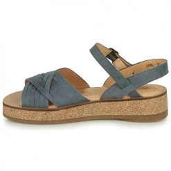 Chaussures Femme Sandales et Nu-pieds El Naturalista Bleu -Sandales Soldes Boutique 22974003 500 D
