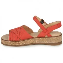 Chaussures Femme Sandales et Nu-pieds El Naturalista Rouge 9 Chaussures Femme Sandales et Nu-pieds El Naturalista Rouge -Sandales Soldes Boutique 22974004 500 D