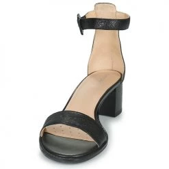 Chaussures Femme Sandales et Nu-pieds Geox Noir 8 Chaussures Femme Sandales et Nu-pieds Geox Noir -Sandales Soldes Boutique 23075001 500 C