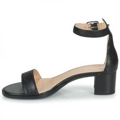 Chaussures Femme Sandales et Nu-pieds Geox Noir 9 Chaussures Femme Sandales et Nu-pieds Geox Noir -Sandales Soldes Boutique 23075001 500 D