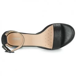 Chaussures Femme Sandales et Nu-pieds Geox Noir 11 Chaussures Femme Sandales et Nu-pieds Geox Noir -Sandales Soldes Boutique 23075001 500 F