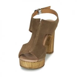 Chaussures Femme Sandales et Nu-pieds Myma Marron -Sandales Soldes Boutique 23094339 500 C