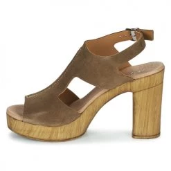Chaussures Femme Sandales et Nu-pieds Myma Marron -Sandales Soldes Boutique 23094339 500 D