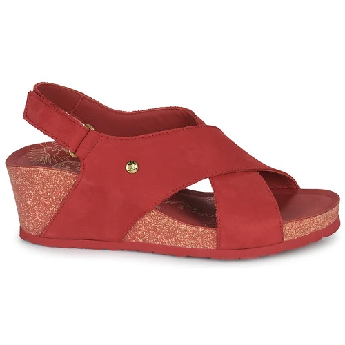 Chaussures Femme Sandales et Nu-pieds Panama Jack VALESKA Rouge 2 Chaussures Femme Sandales et Nu-pieds Panama Jack VALESKA Rouge – Image 2