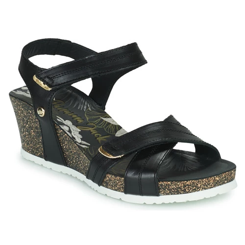 Chaussures Femme Sandales et Nu-pieds Panama Jack VIERI Noir 1 Chaussures Femme Sandales et Nu-pieds Panama Jack VIERI Noir